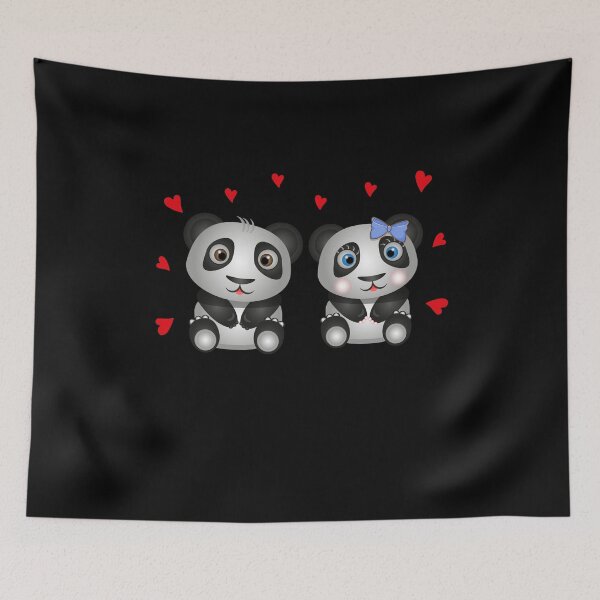 Item preview, Panda Love Gift Valentine's Day Better Half designed and sold by besTmanuFacture.