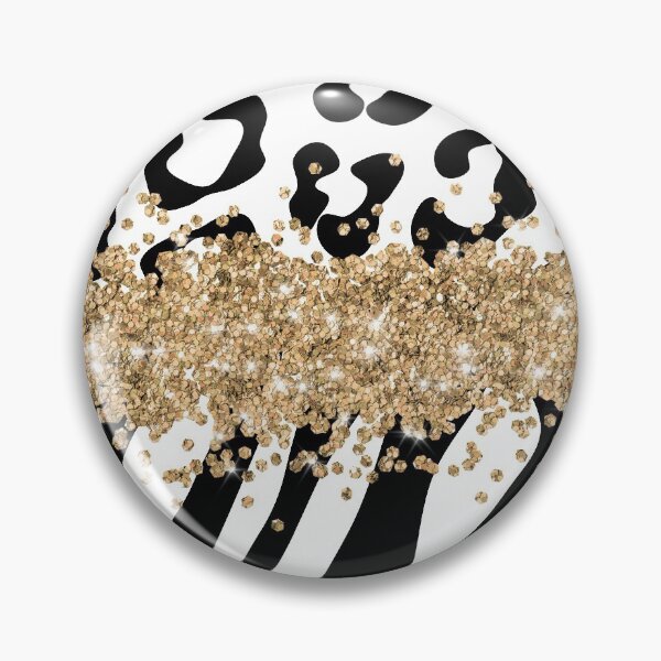 Item preview, LEOPARD PRINT GOLD FAKE GLITTER designed and sold by thekyngsqueen.