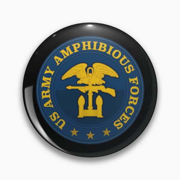 Item preview, WW2 US Army Amphibious Forces Patch designed and sold by StrongVlad.