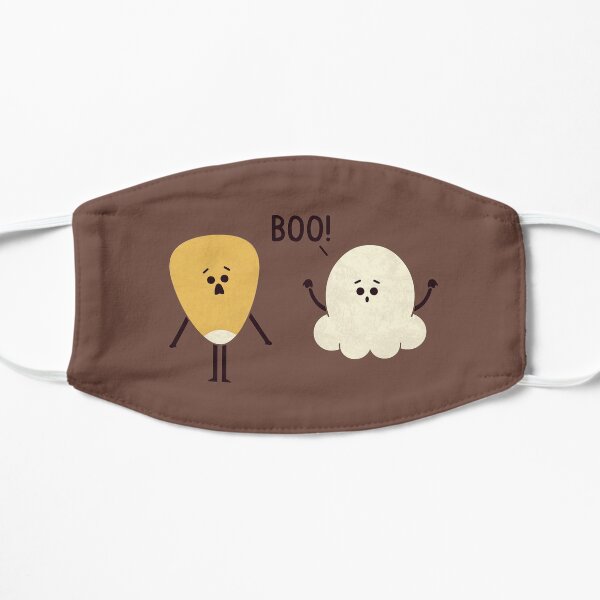 Ghost Corn Flat Mask
