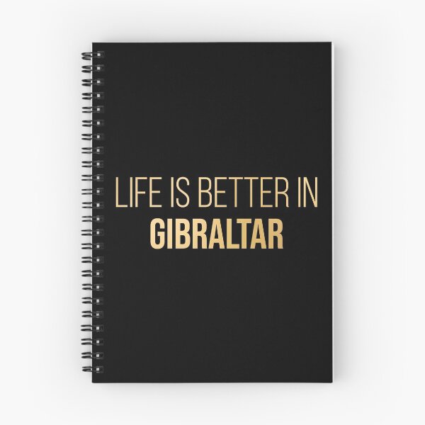 Item preview, Life is better in Gibraltar in Gold designed and sold by XCIV.