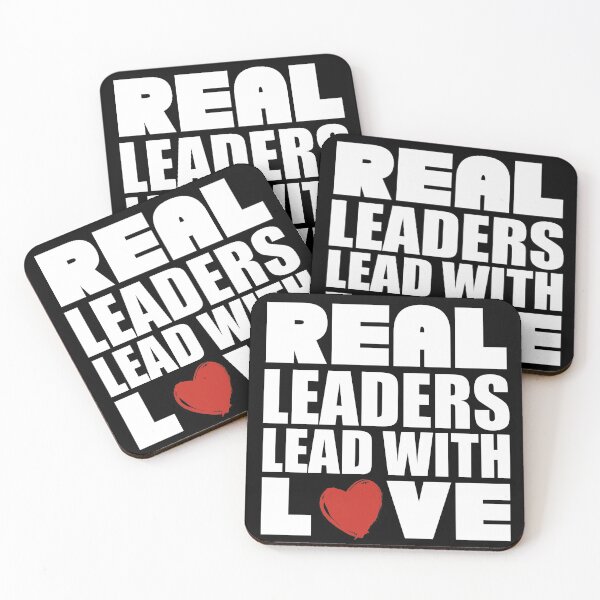 Item preview, Real Leaders Lead With Love designed and sold by printrendstore.