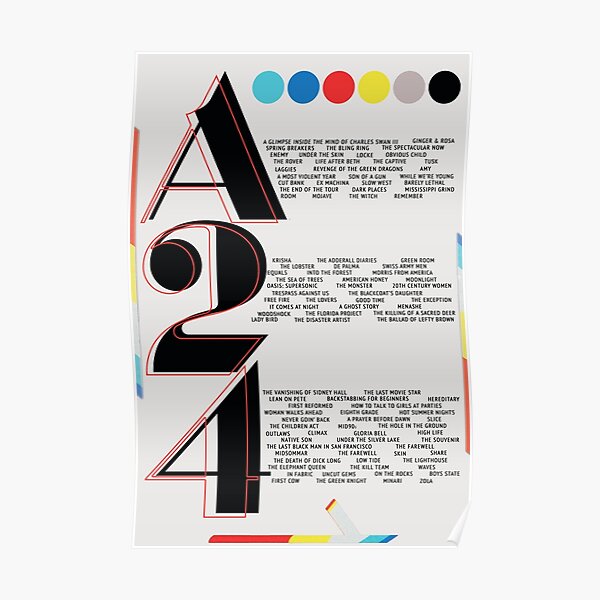 A24 Film Poster Poster
