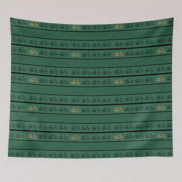 Item preview, Retro Bike Pattern designed and sold by NomadMessenger.