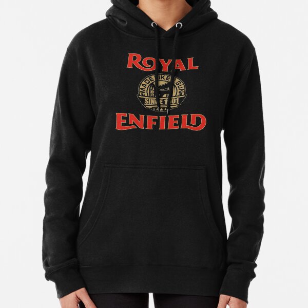 Royal Enfield Biker T Shirt Pullover Hoodie