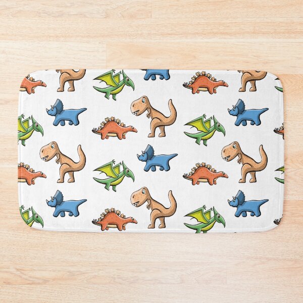 Item preview, The dino family package of a trex or tyrannosaurus, stegosaurus, triceratops, pterodactylus designed and sold by Between Clouds.