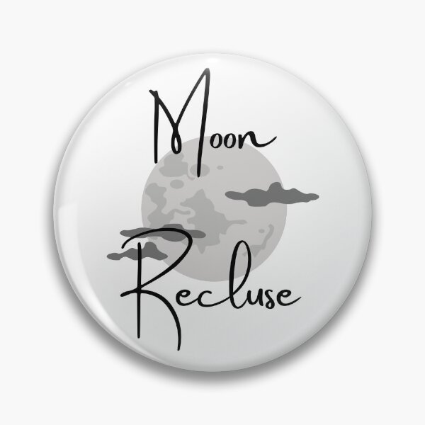 Item preview, Moon Recluse Gray Moon Design designed and sold by SweetAndSpice.