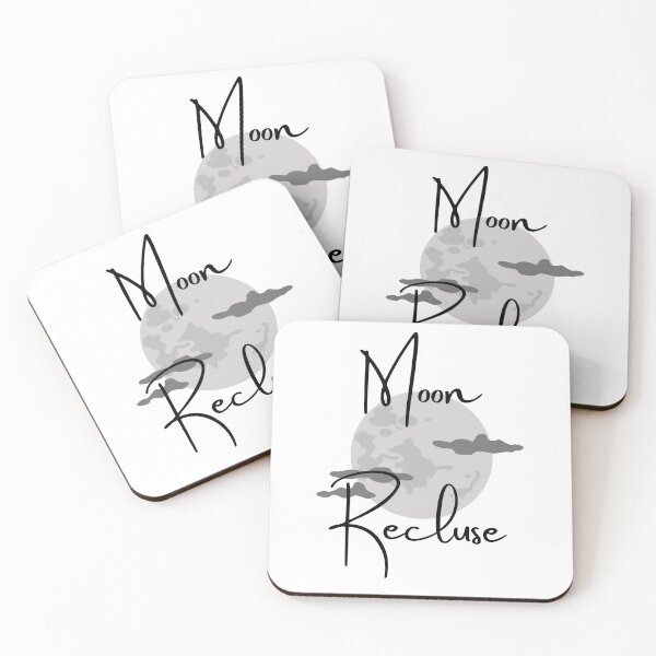 Item preview, Moon Recluse Gray Moon Design designed and sold by SweetAndSpice.