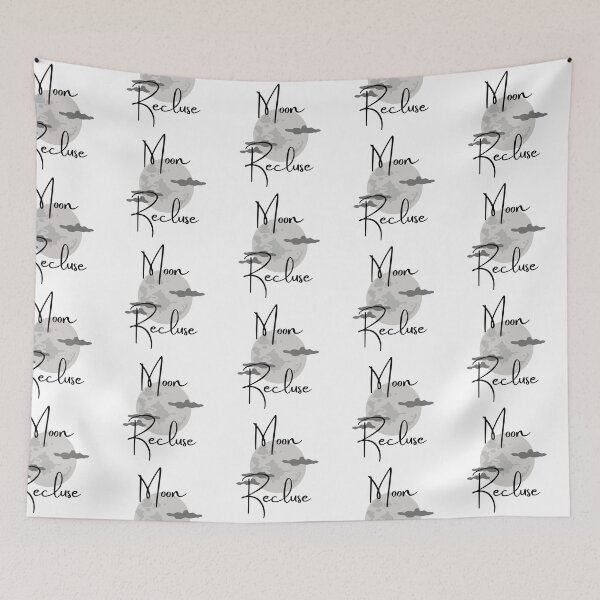 Item preview, Moon Recluse Gray Moon Design designed and sold by SweetAndSpice.