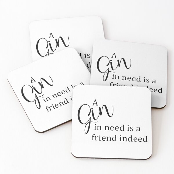 Item preview, A gin in need is a friend indeed designed and sold by newtralic.