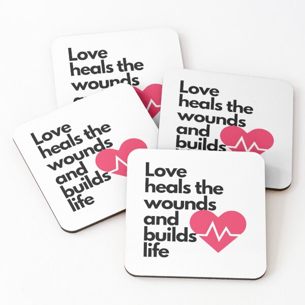 Item preview, Love heals the wounds and builds life - Cool Sticker designed and sold by joejiing.