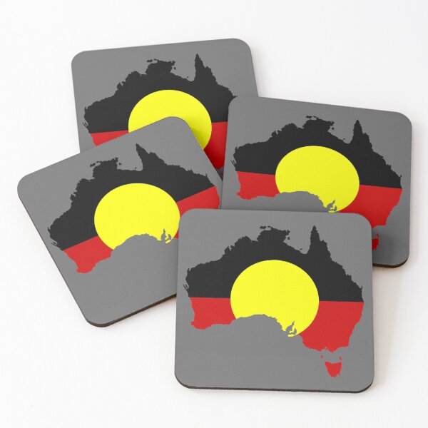 Item preview, Australia Aboriginal Flag Overlay designed and sold by everything4eva.