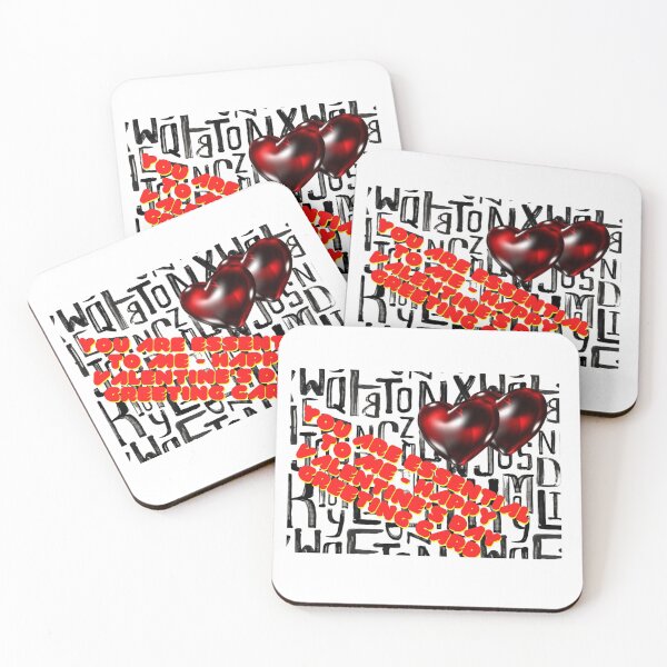Item preview, YOU ARE ESSENTIAL TO ME - HAPPY VALENTINE'S DAY Greeting Card designed and sold by Evgeniy Sakharov.