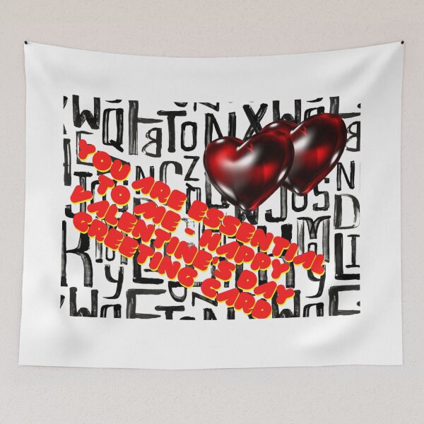 Item preview, YOU ARE ESSENTIAL TO ME - HAPPY VALENTINE'S DAY Greeting Card designed and sold by Evgeniy Sakharov.