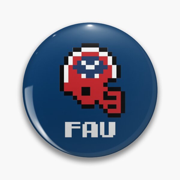 Item preview, Florida Atlantic Owls (Tecmo Super Bowl Football Helmet) designed and sold by The Armorsmith.