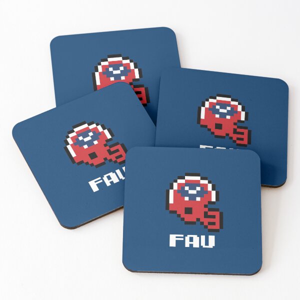Item preview, Florida Atlantic Owls (Tecmo Super Bowl Football Helmet) designed and sold by The Armorsmith.