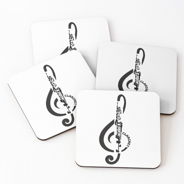 Item preview, Treble Clef Clarinet Symbol - Music G-Clef Design for Clarinetist designed and sold by BRBShop.