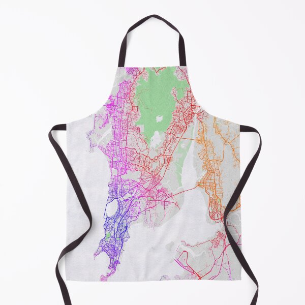 Item preview, Mumbai City Map of India - Colorful designed and sold by deMAP.
