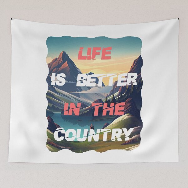 Item preview, Life is better in the country Cool designed and sold by Gawop.