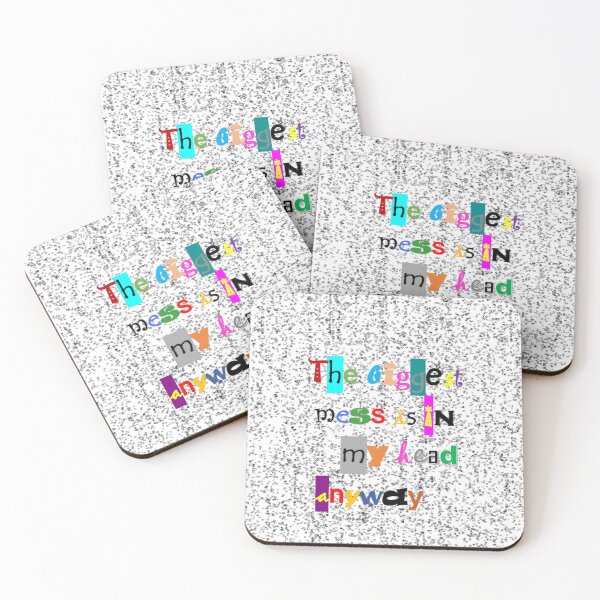 Item preview, Mess in my head motivational quote designed and sold by BImP design.