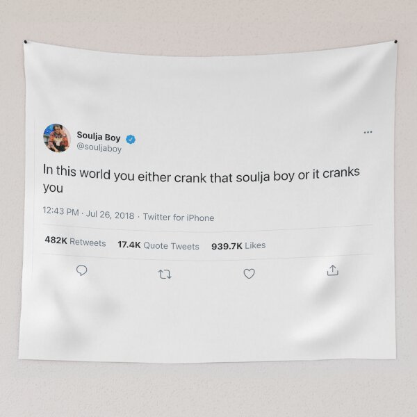Item preview, Crank That Tapestry  designed and sold by alisam19.