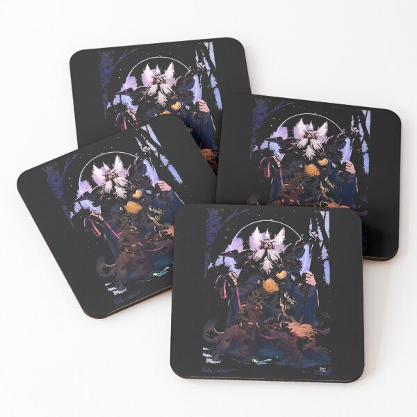 Item preview, Odin and his dogs Posters and Art Prints designed and sold by SolenZywiec.