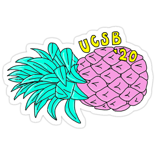 "UCSB class of 2020" Stickers by Mchamberlain98 | Redbubble