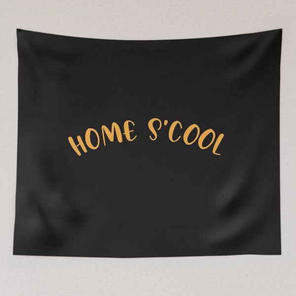 Item preview, HOME S'COOL t-shirt design  designed and sold by zouhairchnafa.