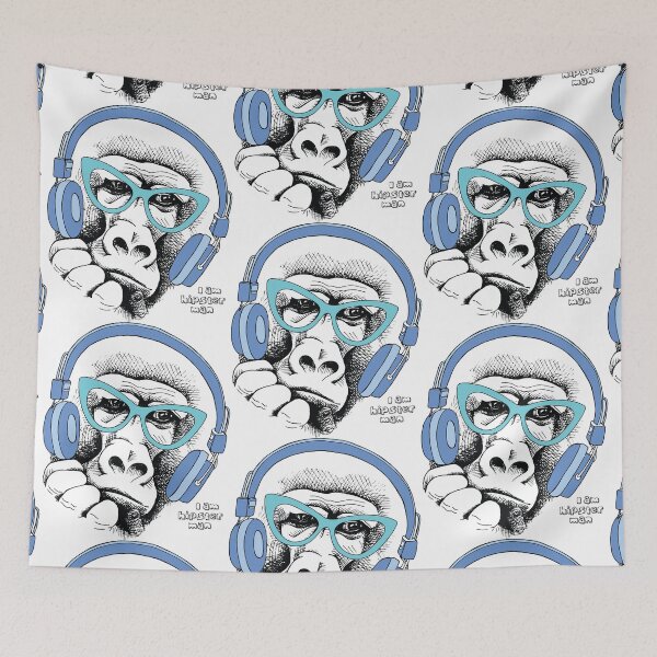 Item preview, I am hipster Ape designed and sold by abstractart-.