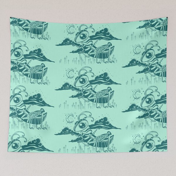 Item preview, night grasshopper designed and sold by abstractart-.