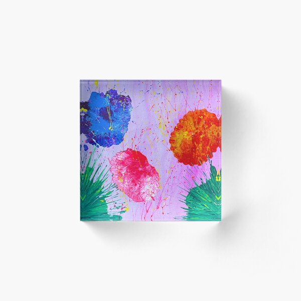 Dreaming of color Acrylic Block