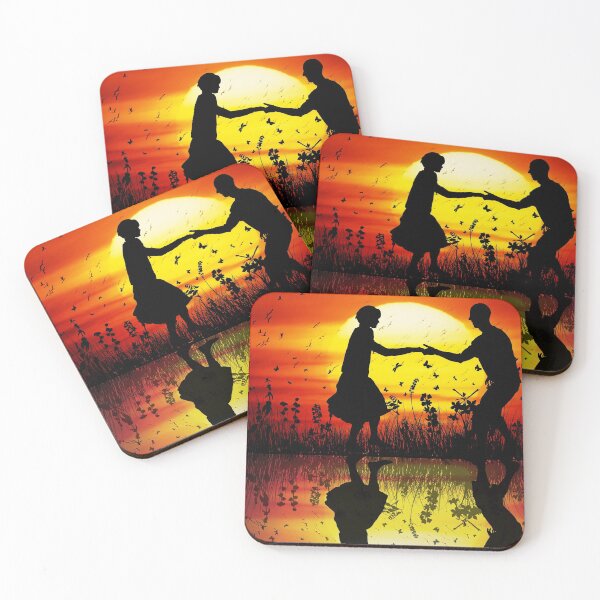 Item preview, Romance isn't dead, dancing couple at sunset designed and sold by Coots89.