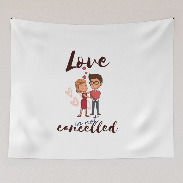 Item preview, Love is not cancelled Illustration designed and sold by HAMSAN'S  STORE.