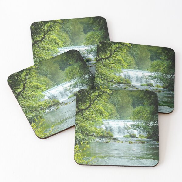 Item preview, Monsal Dale Waterfall, Peak District, Derbyshire, England UK art landscape designed and sold by BarbaraGlebska.