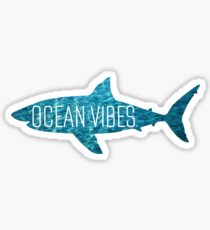 Pegatina Ocean Vibes | Tiburón