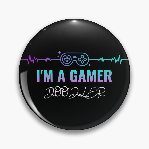 Item preview, I'M A GAMER DOODLER Funny Pun Meme designed and sold by LevelUpMerch.