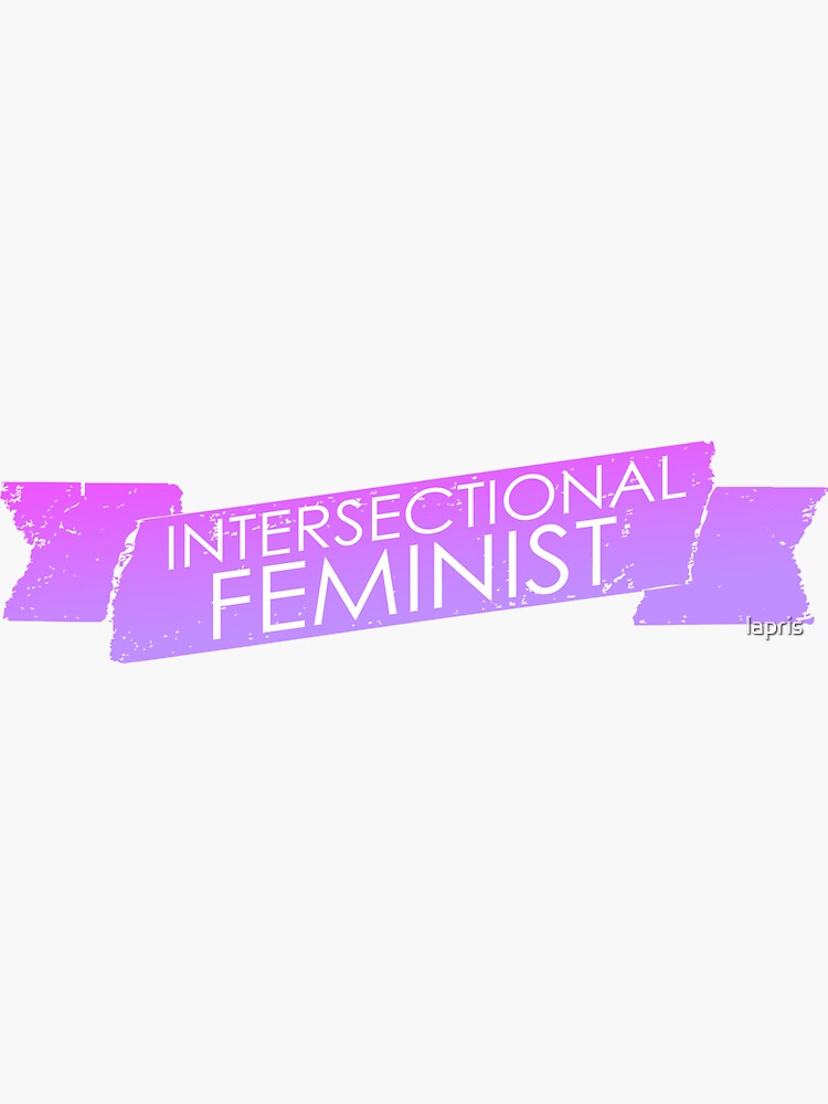 Intersectional Feminist Purple Sticker For Sale By Lapris Redbubble 3518