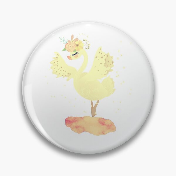 Item preview, Happy Mood Good Vibes Swan designed and sold by Simona Balan.