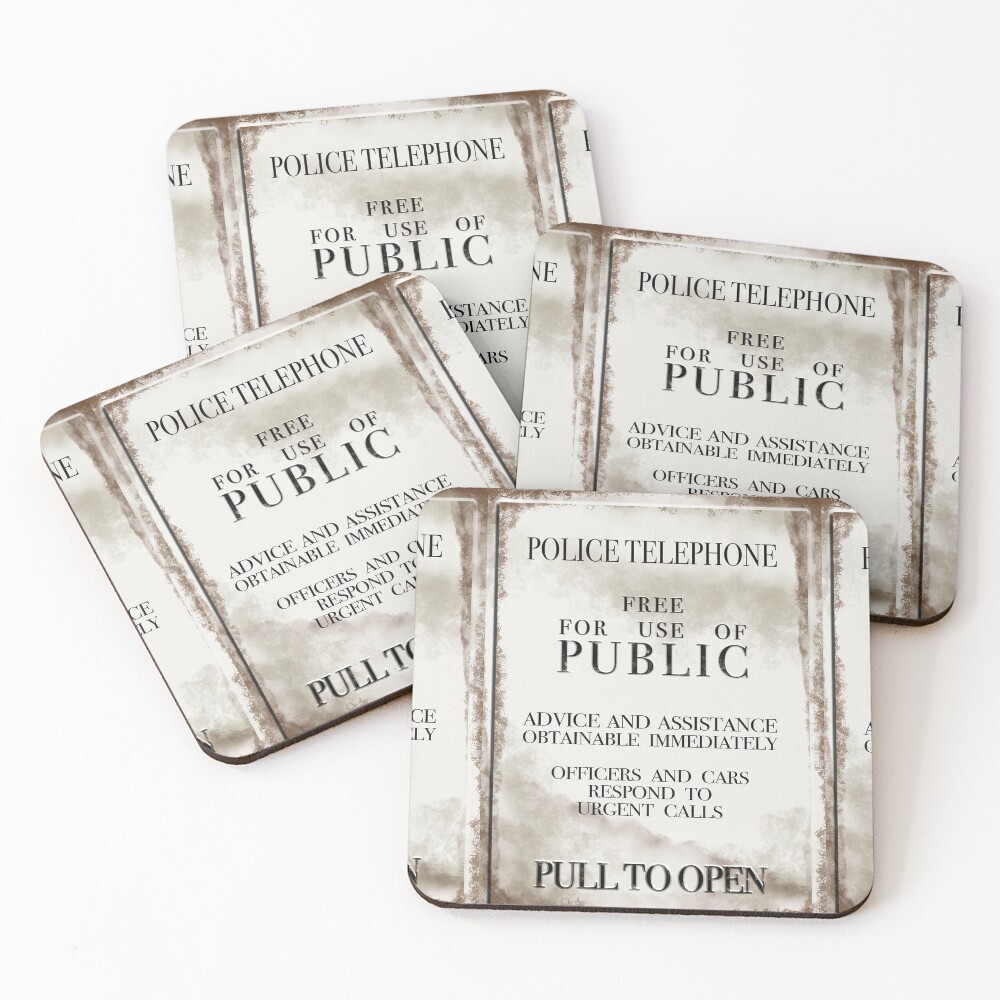 Item preview, Coasters (Set of 4) designed and sold by TakeTwoProps.