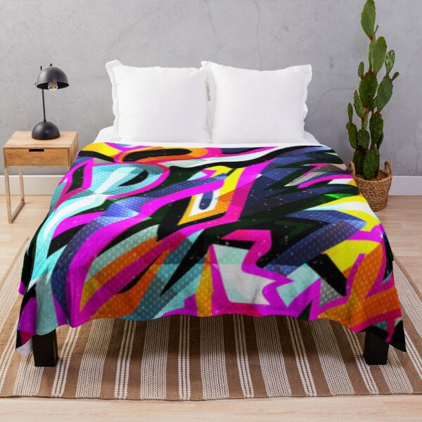 Item preview, Abstract geometric color pattern in graffiti style for Men Women gifts designed and sold by yellowideas.
