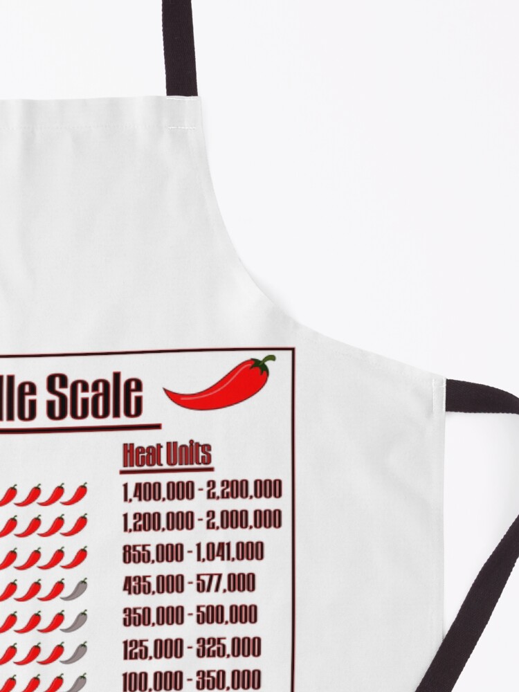 Alternate view of Scoville Scale Of Heat Units Apron