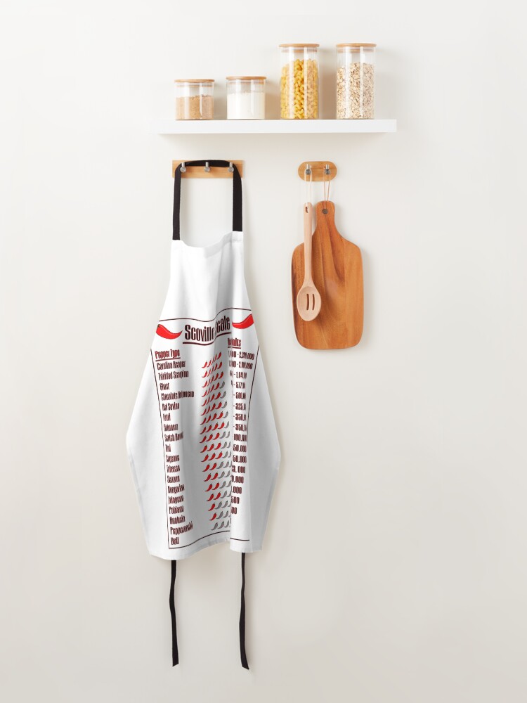 Alternate view of Scoville Scale Of Heat Units Apron