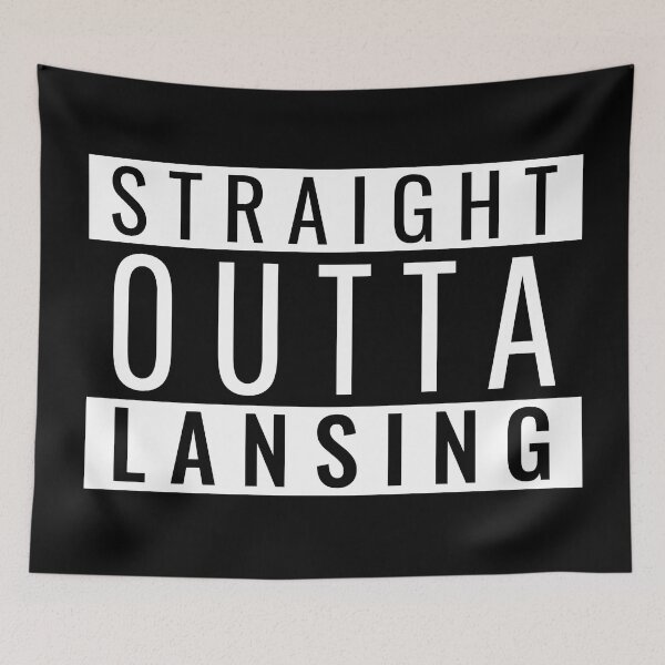 Item preview, Straight Outta Lansing designed and sold by Teelogic.