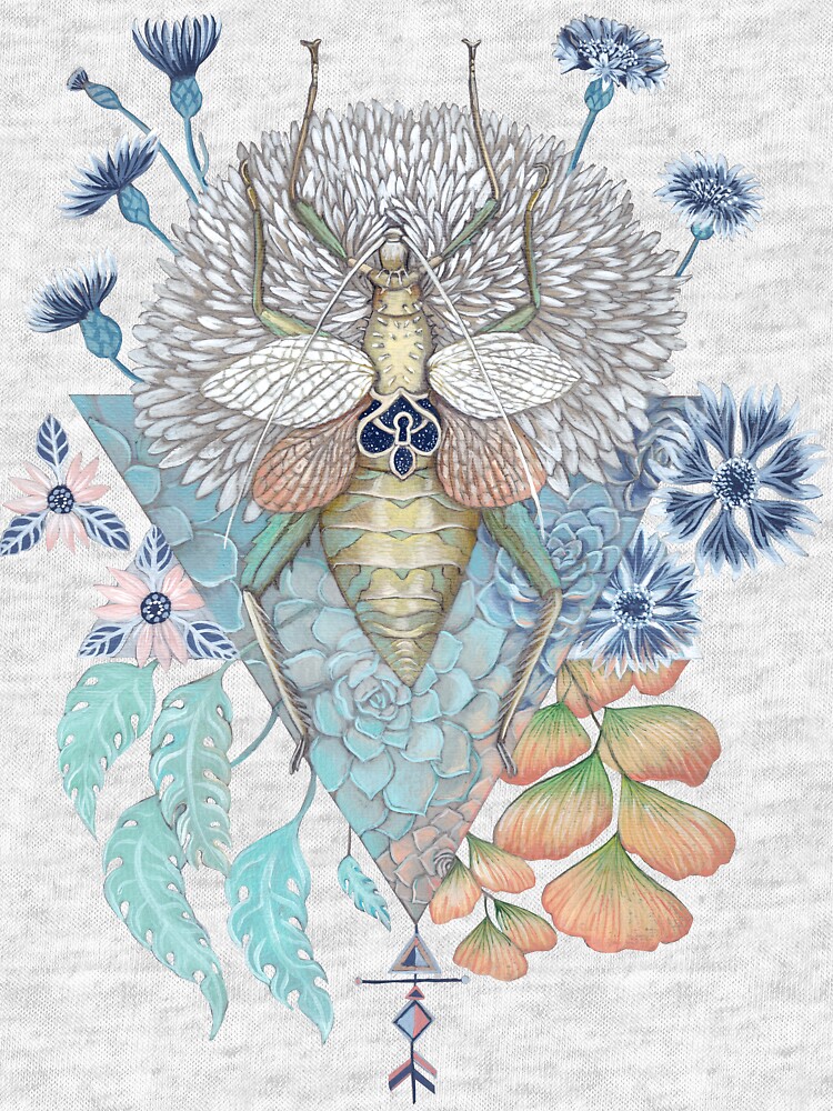 Thumbnail 6 of 6, Tri-blend T-Shirt, Key to other dimension designed and sold by Ruta.