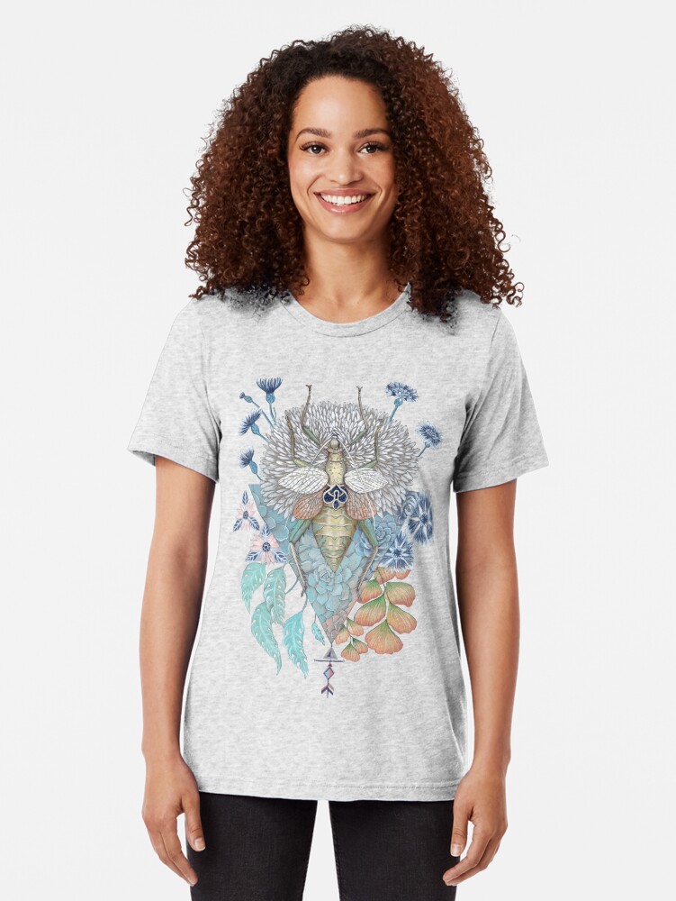 Thumbnail 2 of 6, Tri-blend T-Shirt, Key to other dimension designed and sold by Ruta.