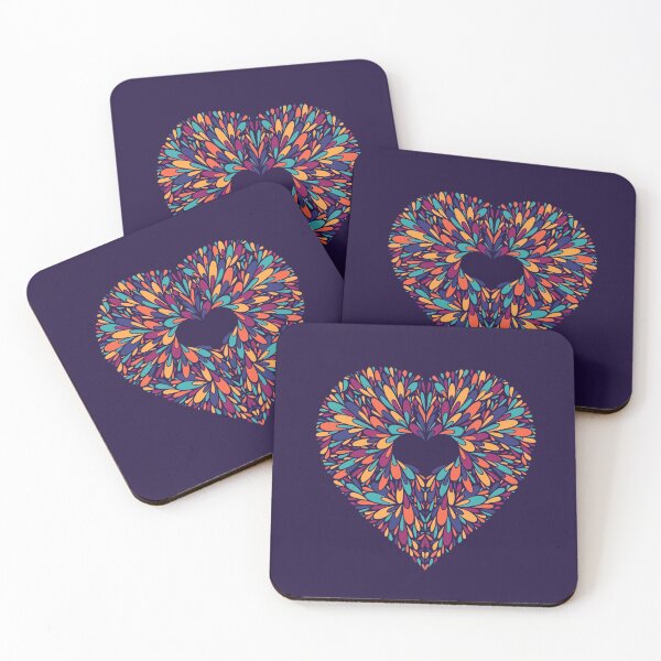 Item preview, Colorful Blossoming Heart designed and sold by kallyfactory.