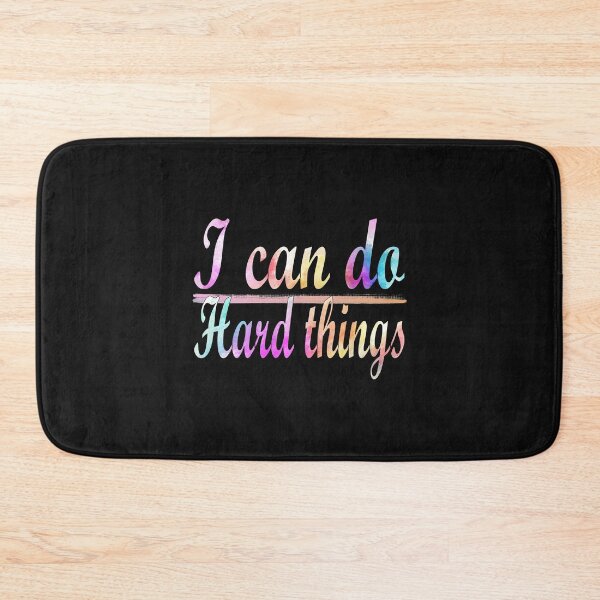 Item preview, I Can Do Hard Things Essential Sticker designed and sold by Love2MakeArt.