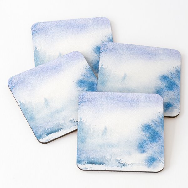 Item preview, Winter Foggy Day Watercolour designed and sold by VibrantGifts.