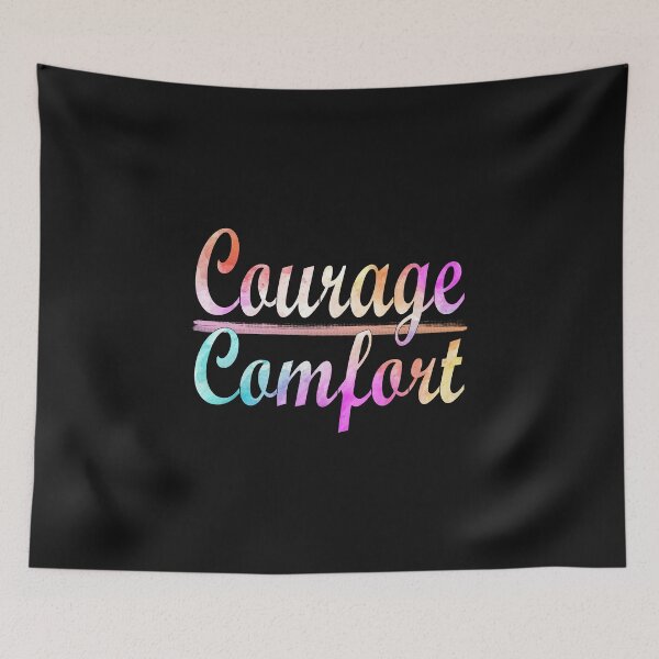 Item preview, Courage Over Comfort Essential Sticker designed and sold by Love2MakeArt.
