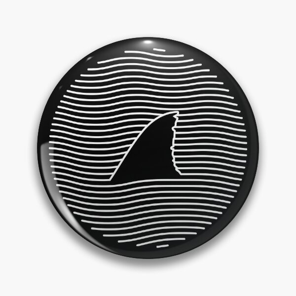 Item preview, Awesome Shark Fin Line Art Shark Lover Gift designed and sold by Teeleo.